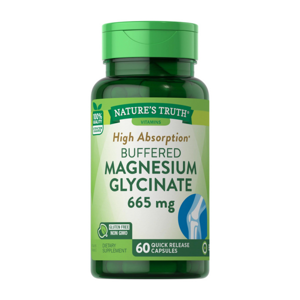 Magnesio Glicinato 665 Mg - 60 Cápsulas