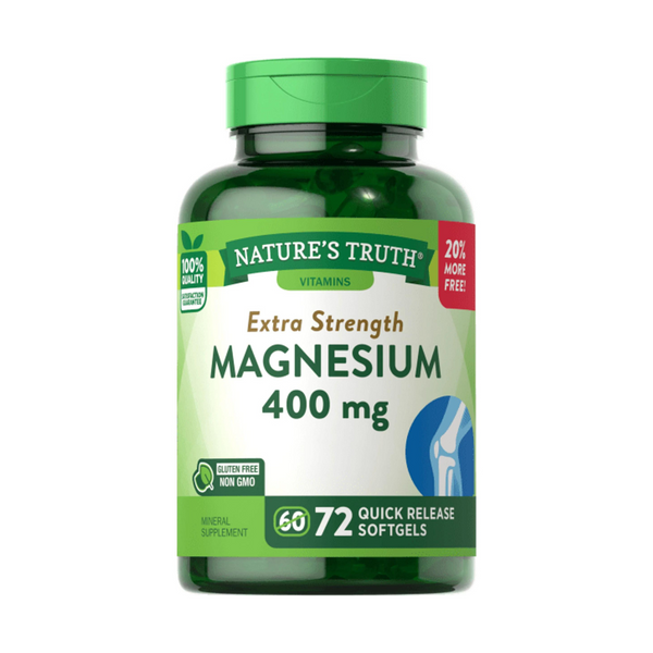 Magnesio 400 mg - 72 Cápsulas Blandas - Oferta Secreta