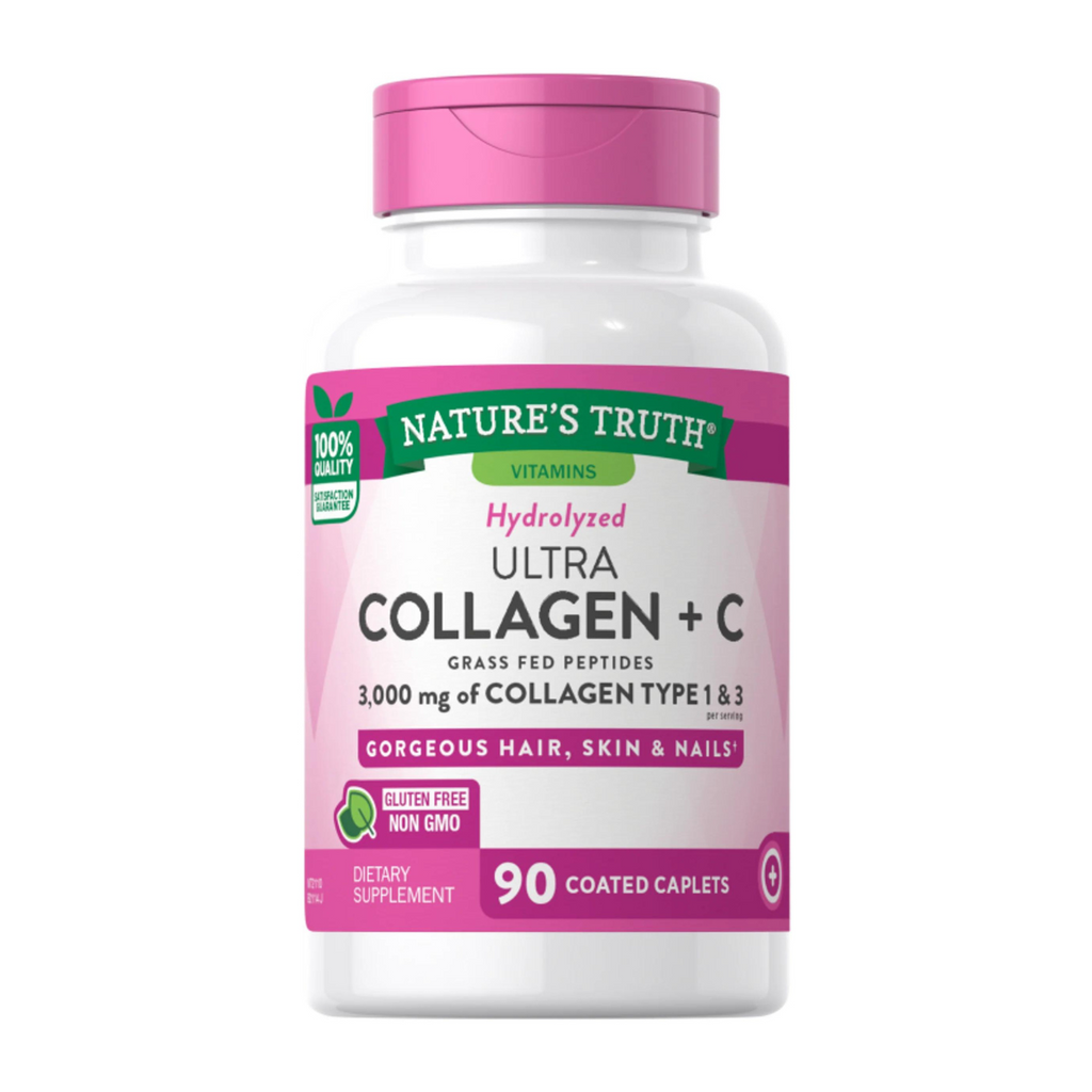 Colágeno Hidrolizado Tipo I & III con Vitamina C - 90 Comprimidos
