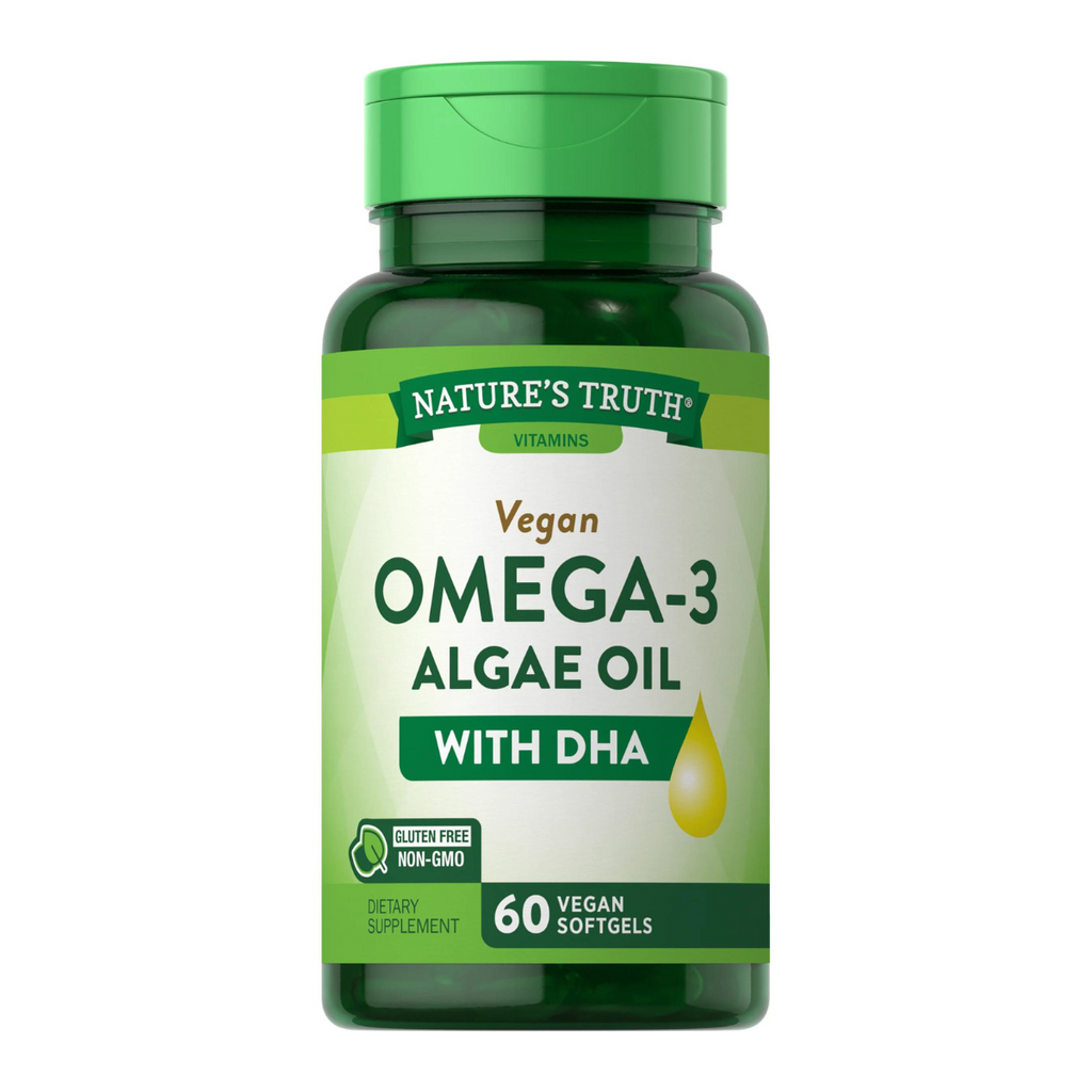 Omega 3 Vegano con DHA - 60 Cápsulas Blandas Veganas