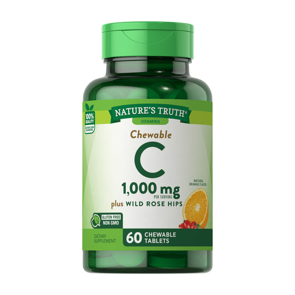 Vitamina C 1000 mg x2 comprimidos - 60 Comprimidos Masticables