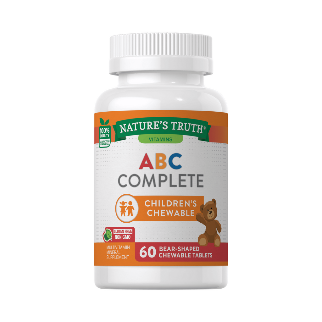 Multivitamínico Infantil ABC Complete Children's Vitaminas + Minerales - 60 Comprimidos Masticables
