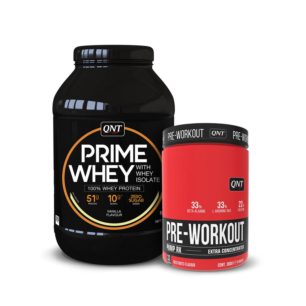 Pack Proteína Prime Whey 908 Grs +  Pre Workout 300 Grs