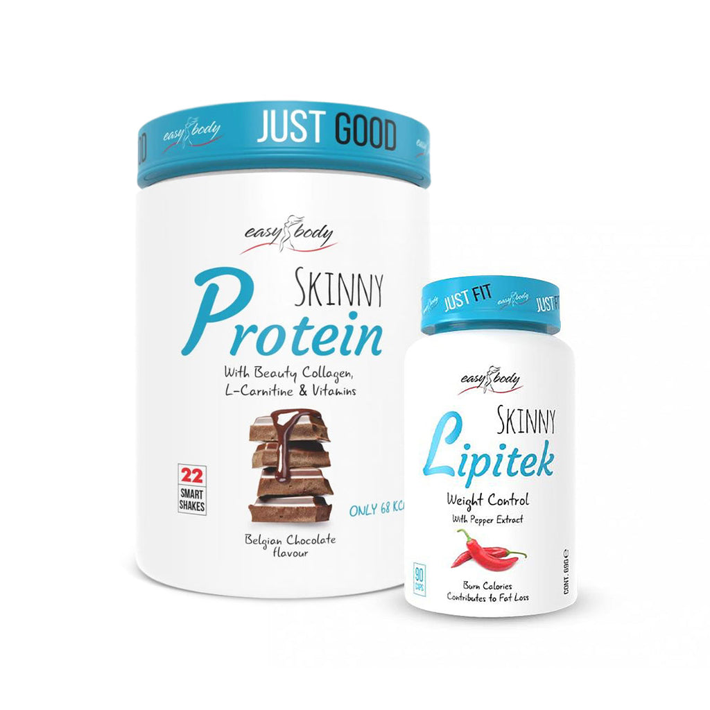 Pack Proteína Skinny Protein 450 Grs + Quemador Lipitek
